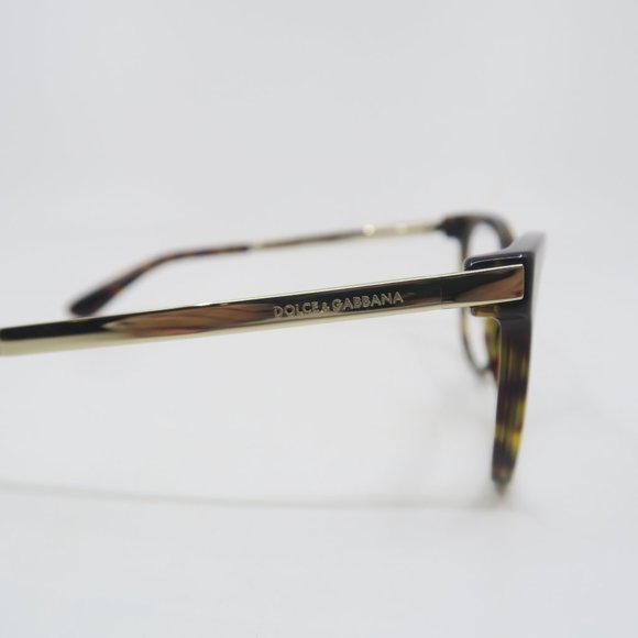 Dolce & Gabbana DG 3234 502 54mm Brown Tortoise & Gold Women's New Eyeglasses. - Picture 5 of 9